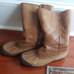 Leather uggs